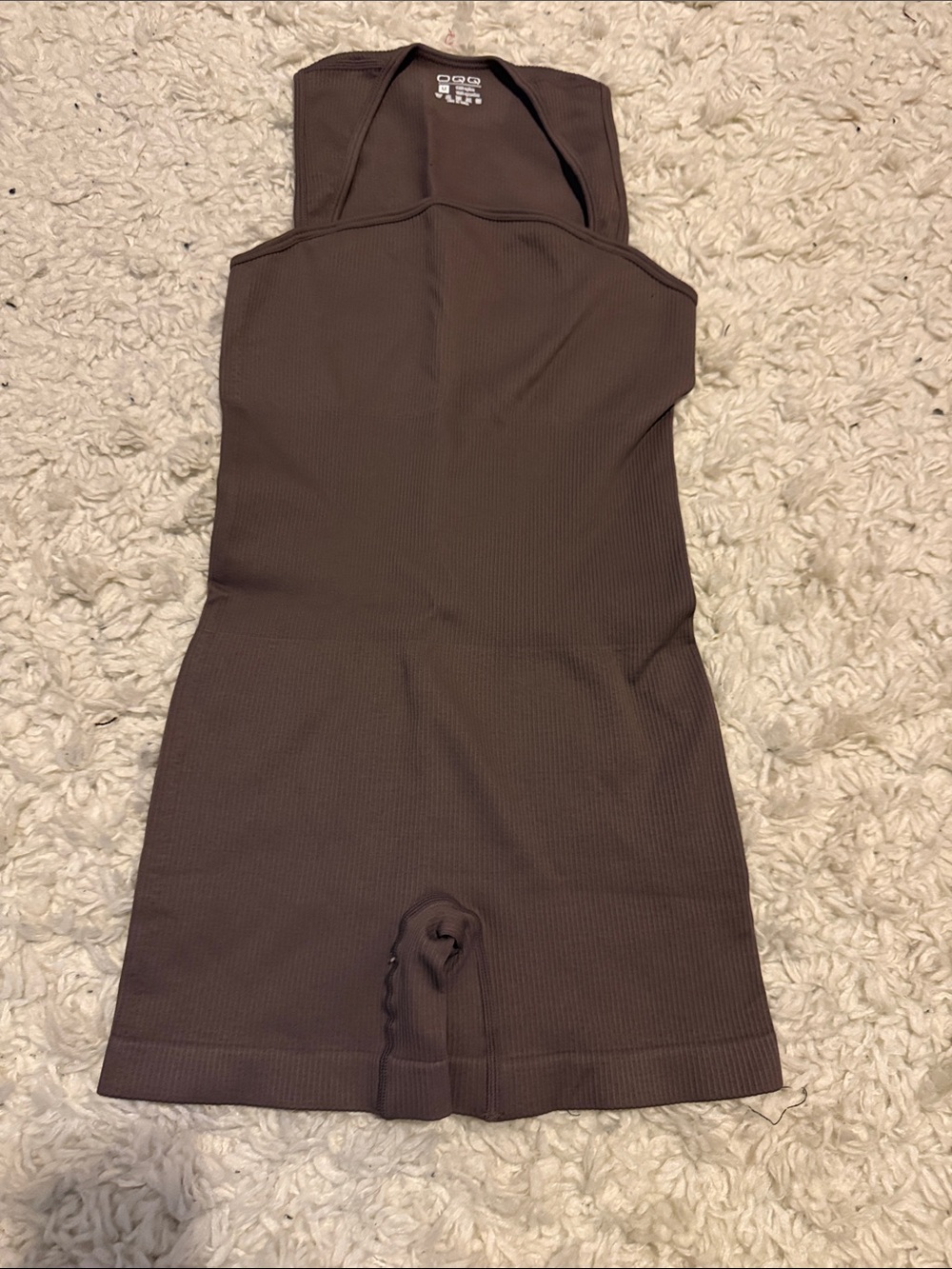 Seamless Ribbed Romper